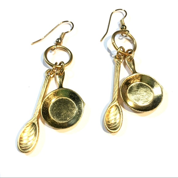 Best Gift Earrings jewelry for cook lovers or Chef - Picture 1 of 3